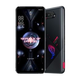 Original ASUS ROG 5 5G Mobile Phone Game 8GB RAM 128GB ROM Snapdragon 888 64MP 6000mAh Android 6.78 inch AMOLED Full Screen Fingerprint ID Face NFC Smart Cellphone