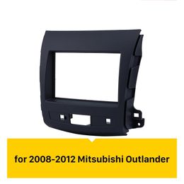 Car Stereo Fascia For 2008-2010 2011 2012 Mitsubishi Outlander 2DIN Auto Stereo Interface Panel In Dash Mount Frame Kit