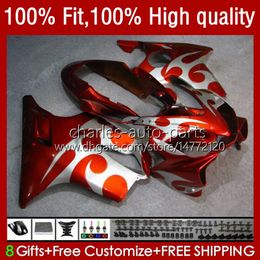 OEM Red white Fairings For HONDA CBR600F4i CBR 600F4i 600 F4i FS CC F4 i 2004-2007 55No.144 CBR600FS CBR600 F4i 04 05 06 07 600CC 2004 2005 2006 2007 Injection Mould Kit