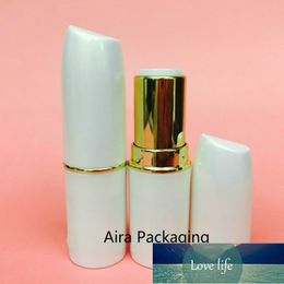 Packing Bottles 50pcs/lot White Plastic Cosmetic Lip Rouge Container Elegant High-end Lipstick Tube 12.1mm
