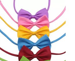 2021 new Sales Dog Neck Tie Dog Bow Tie Cat Supplies Pet Headdress adjustable bow tie
