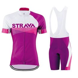 Summer Cycling Jersey Woman Clothing Bike Short Sleeve Quick-Dry Ropa Ciclismo Maillot SportsWear Bib Shorts Gel Breathable Pad