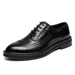 Classic Business Men Dress Shoes lace up Fashion Elegant Formal Wedding Shoes Men outdoor Office Oxford Shoe for Men footwear