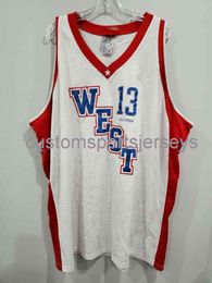 Cheap NEW Top Rare Steve Nash 13 2004 All Star Game Jersey XS-5XL.6XL shirt stitched basketball jerseys Retro NCAA