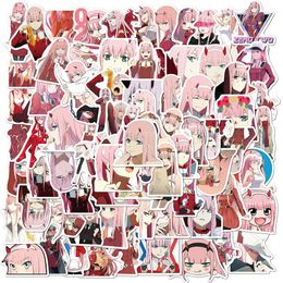 10/50/100Pcs Anime DARLING In The FRANXX Stickers for Motorcycle Luggage Laptop Refrigerator Skateboard Bicycle Toys Sticker Car