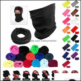 Bandanas Scarves & Wraps Hats, Gloves Fashion Aessories 25 Colours Bandana Face Mask Outdoor Sports Headband Turban Wristband Headscarf Neck