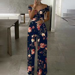 UMei Jumpsuit for Women Rompers Strappy Floral Sling Long Trouser Playsuits Jumpsuit Formal Summer