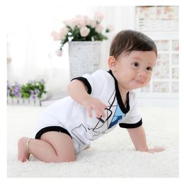 Summer Baby Bodysuits Toddler jumpsuit Short Sleeve Baby boy Clothes body menino ropa bebe infant-clothing 210413