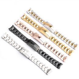 Accessories Band Rolex Fine-tuning Pull Teeth Strap Watch Belt Steel Solid Submariner Water Ghost Bracelet for 20 21MM