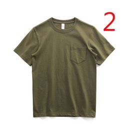 Short-sleeved t-shirt men's middle-aged round neck ice silk half-sleeved bottoming shirt 210420