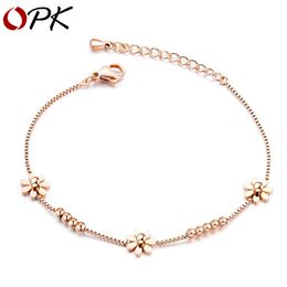 Charms Bracelets For Women Luck Bangle Chain Link Classic Love Pendant Bracelet Trendy Vintage Female Jewellery Fashion Girls Birthday Party Gift 590623753920
