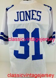 Stitched Men Women Youth Byron Jones Custom Sewn White Football Jersey Embroidery Custom Any Name Number XS-5XL 6XL