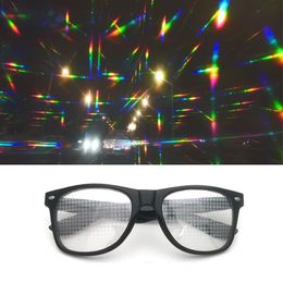 Sunglasses 2021 Phoenix Ultimate Diffraction Glasses-3D Prism Effect EDM Rainbow Style Rave Frieworks Starburst Glasses For Festivals