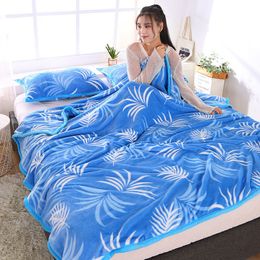 Trendy Warm Throw Cosy Couch Blanket Plush Super Soft Blanket Colourful Blanket Small Fresh Sofa Cover For Bedroom F0256 210420