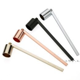 Candles Extinguisher Bell Shaped Candle Snuffer Stainless Steel Long Handle Candle Wick Snuffers BBE13285