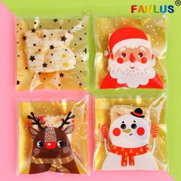 Gift Wrap Birthday Party Bag Biscuit Baking Opp Packaging Plastic Bags I Love You Cookie&Candy Self-Adhesive For Wedding