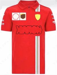 F1polo shirt T-shirt 2021 season work racing suit round neck sports car Formula 1 work clothes with the same style can be customiz296m