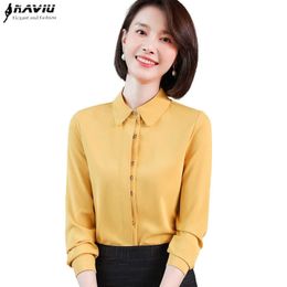 Fashion Women Shirt Spring Temperament Long Sleeve Slim Blouses Office Ladies Formal Work Tops 210604