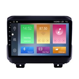 Car dvd Radio Player for 2018-Jeep Wrangler with WIFI USB AUX HD Touchscreen 9 inch Android 10.0 GPS