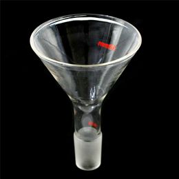 Lab Supplies Glass powder funnel, 90mm, 24 / 40100ml, chemical laboratory glassware, made of borosilicate