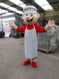 Halloween Kitchener Mascot Costume High quality Cartoon Chef theme character Christmas Carnival Adults Birthday Party Fancy Outfit