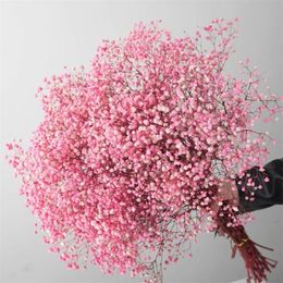 Natural Fresh Dried Preserved Flowers Gypsophila paniculata,Baby's Breath Flower bouquets gift for Wedding Decoration,Valentines 220311