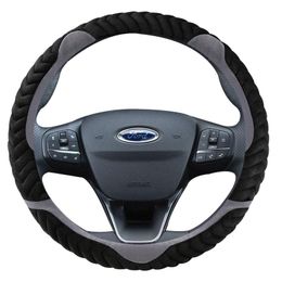 Steering Wheel Covers For Mondeo 3 4 Car Cover 5 Colors Volant Braid On Non-slip Funda Volante Auto Styling