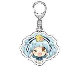 Zombie Land Saga Keychain Man Hoshikawa Lily Key Chain Women Cartoon Cute Keyring Pendant Creative Metal for Pants Porte Clef