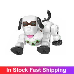 Electronics RobotsRC Robot Toy Remote Control Smart Robot Dog With Battery Dance Sing Control Programmable Music Song Electronic