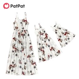 Arrival Mommy and Me Floral Print Sling Dresses 210528