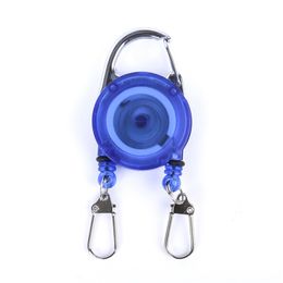 Fly Fishing Retractor Tools Fishing Zinger Retractable Key Ring Holder Extractor Stopper Keeper Reel Badge Fishing Tackle 766 Z2