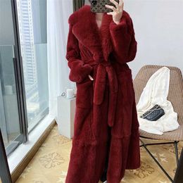 Women Winter Jackets Faux Fur Coat Warm Thick Loose Plush Coat Oversize Jackets Winter Women Long Fur Coats Women Fluffy Jacket 211110