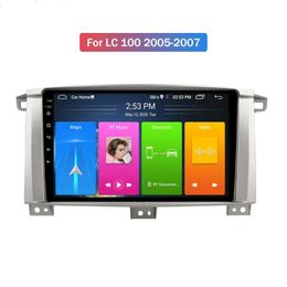 Multimedia Head Unit Player Double Din Audio Stereo Radio 9 Inch Android 10 Car Dvd for TOYOTA LC 100 2005-2007