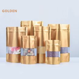 Colour Aluminium Foil Tea Packaging Bag Coffee Bean Biscuit Baking Self Adhesive Food Sealing Bags Recyclable