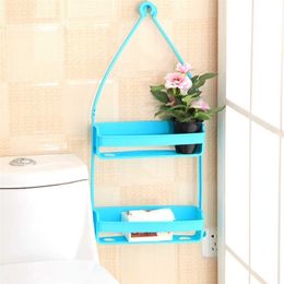 bathroom shevles magic seamless soap box kitchen wash basin shelf creative plastic storage holder towl rack hooks 211112