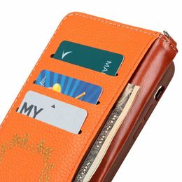 apple Cell Leather Flip Wallet Phone Cases for Iphone 15 14 13 Pro Max I 12 11 XS XR X Xsmax 7 8 Plus Fashion Card Holder Pocket Slots Stand Des