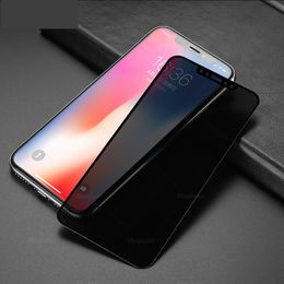 Anti-spy Privacy Full Cover Tempered Glass Protector Silk Printed FOR XIAOMI A3 POCO M3 PRO 5G Redmi 10X 4G 5G 100PCS/LOT SIMPLE OPP