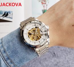 39MM Automatic Mechanical Stainless Steel Super Luminous Wristwatches men waterproof hollow dial designer watch montre de luxe gifts