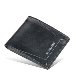 2021 Men Wallets Leather Fashion High Quality Male Purse Short Desigh Card Holder Style Coin Holder