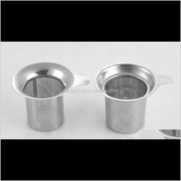 Coffee Tools Drinkware Kitchen, Dining Bar Home & Garden Drop Delivery 2021 Arrive Stainless Steel Mesh Infuser Reusable Strainer Loose Tea L