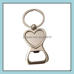 Openers Kitchen Tools Kitchen, Dining Bar Home & Gardenlove Heart Holder Key Ring Keyring Bottle Opener With Keychain Fast Lx1500 Drop Deliv