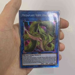 Yu-Gi-Oh CR/HR/20TH DUOV-EN021 Predaplant Verte Anaconda Classic Board Game Anime Collection English Card Not original G220311