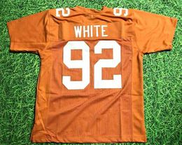 Custom Football Jersey Men Youth Women Vintage REGGIE WHITE CUSTOM UNIVERSITY OF Rare High School Size S-6XL or any name and number jerseys