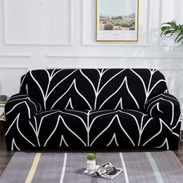 Elastic Sofa Slipcovers Modern Sofa Cover for Living Room Sectional Corner L-shape Chair Protector Couch Cover 1/2/3/4 Seater 211102