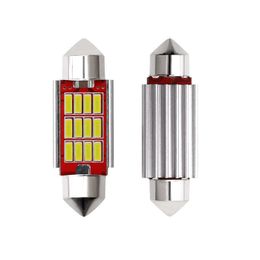 New 2x Car SuperBright LED Festoon Constant Current Bulbs C5W C10W CANBUS No Error Auto Interior LED Signal Lights White 12V Diode