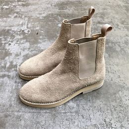 High Top winter suede Leather limited season6 Boots slip on quality real picture boot