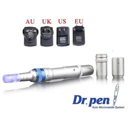 Electric Ultima Dr. Pen A6 Permanent Microblading Tattoo Needles Derma Pen Acne Scar Removal Microneedles Replaceable EU/US/UK/AU plug