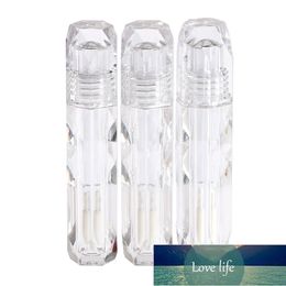 4ml Crystal Clear Lip Gloss Tube Empty PETG Diamond Liquid Lipstick Bottle Cosmetic Lipgloss Packaging Container Sample Vials Factory price expert design Quality