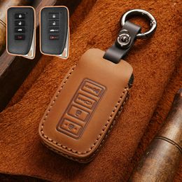 Classic Leather Car Remote Key Fob Case Cover For GS200t GS300h GS350 GS450h GS-F LX570 RX350 RX450h NX200t NX300h