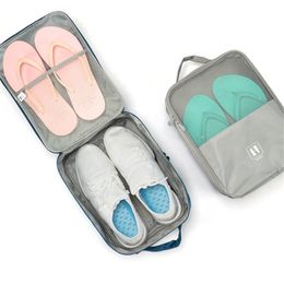 Durable Versatile Organizers Water Resistant Travel Shoe Bags Shoe Storage Organizer Pouch with Zipper for Men Women 5342 Q2